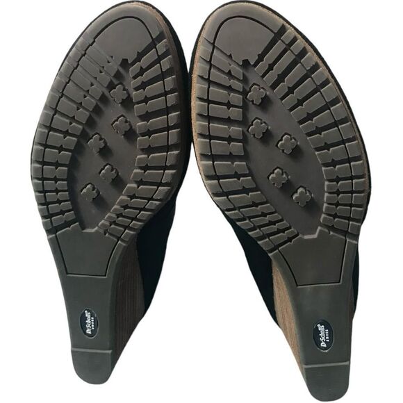 Dr. School’s Conquer Black Suede Wedge Booties - Picture 9 of 10